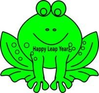 clipart of the green frog