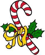 drawing candy for christmas