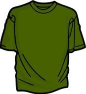 khaki t-shirt