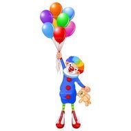 Hot Air Balloon and clown