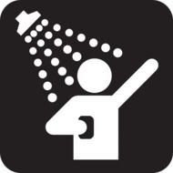 Showers Black At Clkercom Vector Online Royalty
