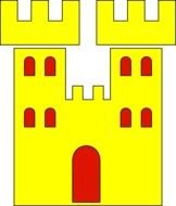 yellow Castle drawing