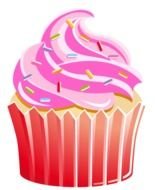 pink Cupcake drawing