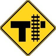 Grade Crossing sign drawing