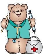 clipart teddy bear doctor