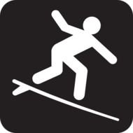 man on Board logo drawing