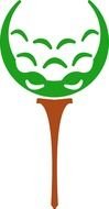 painted green baby rattle