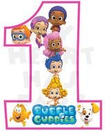 Diy Birthday Bubble Guppies Any Age Iron On Transfer Digital