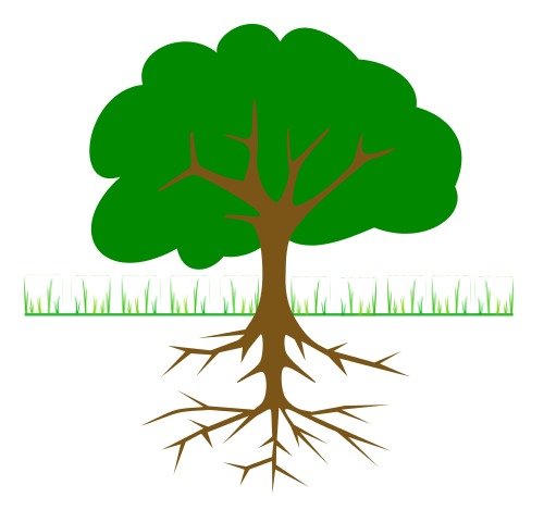 Clip Art Tree Branches And Roots