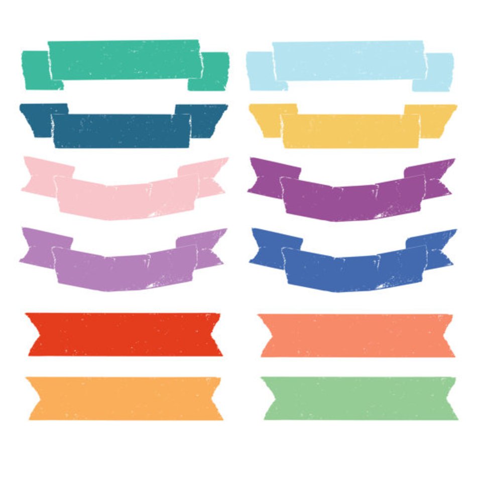 60 Off Sale Digital Labels Green Red Blue Yellow