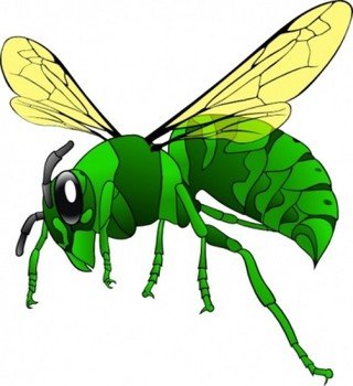 Green Hornet Vector Free Download