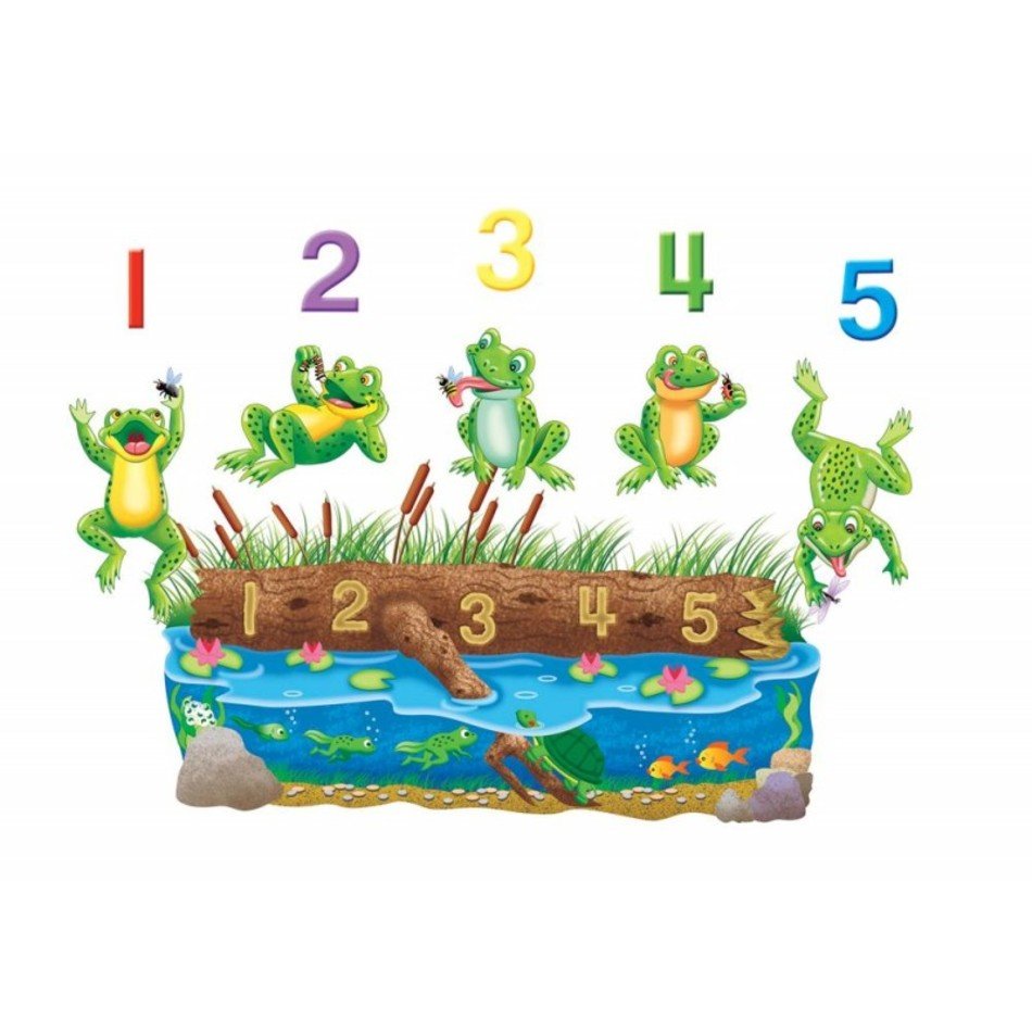 speckled frogs in a smart cartoon