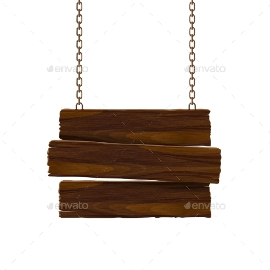 Stock Vector Graphicriver Wooden Sign 11400533 &187 Dondrupcom
