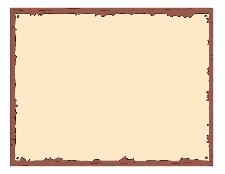 brown frame around the yellow sheet