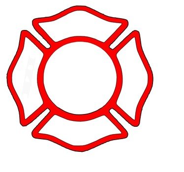 Maltese Cross Red At Clkercom Vector Online