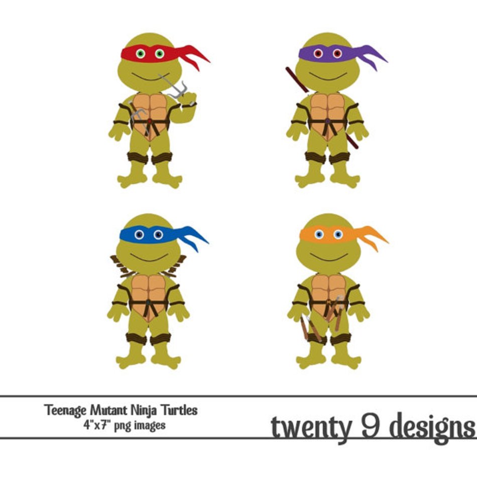 To Teenage Mutant Ninja Turtles Instant Download On Etsy