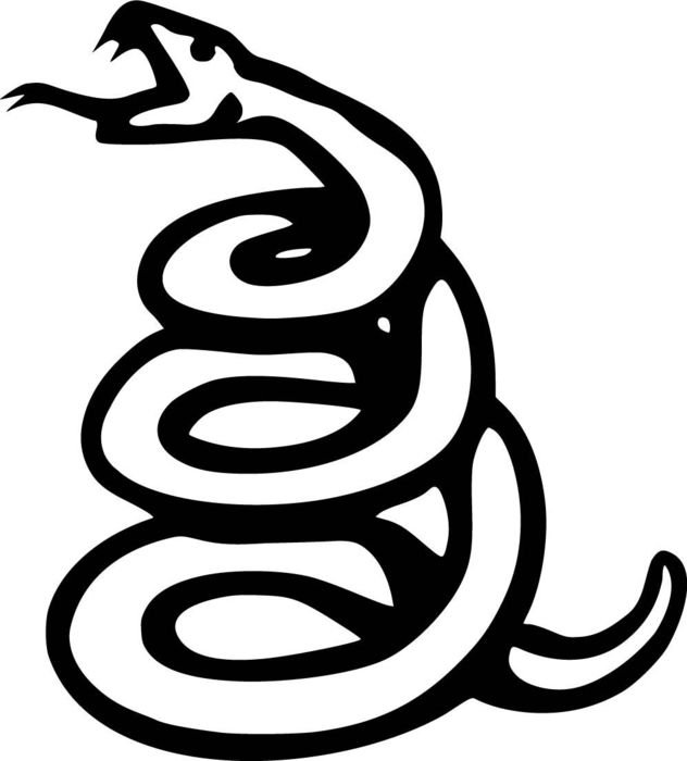 Snake Vinyl drawing