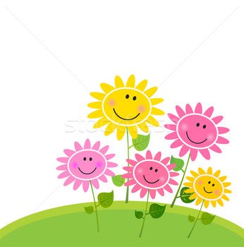 Stock Photo Vector Illustration Cute Flower Garden With clipart