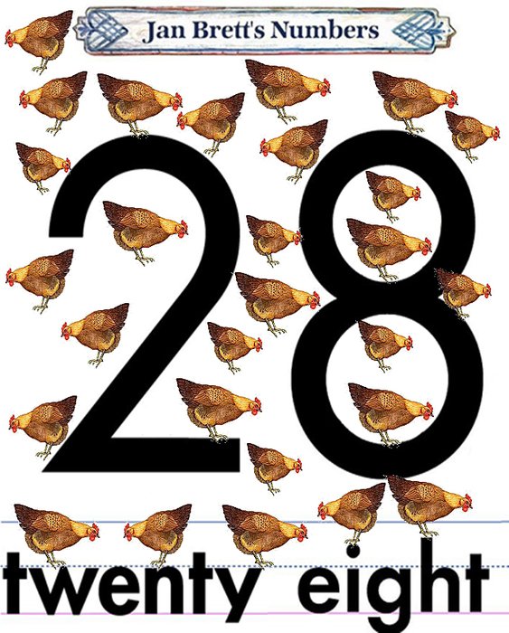 number 28 on the background of curie