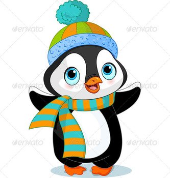 Winter Penguin Animals Characters