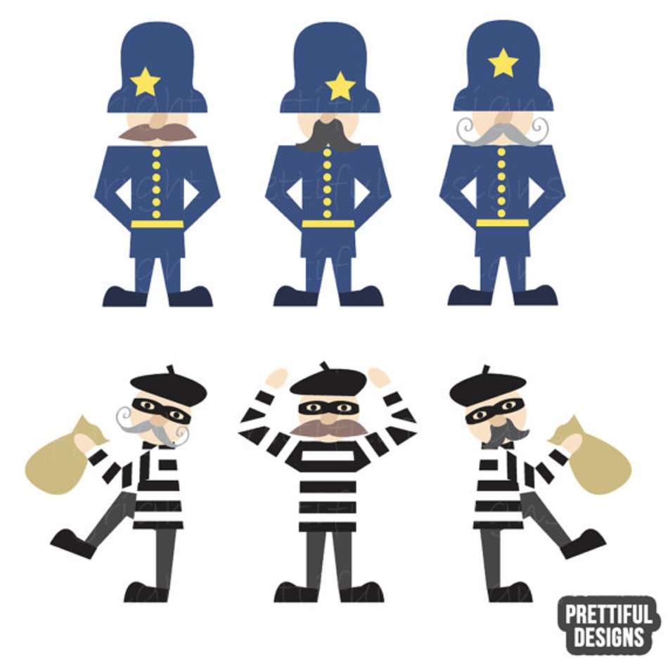 Vintage Police drawing