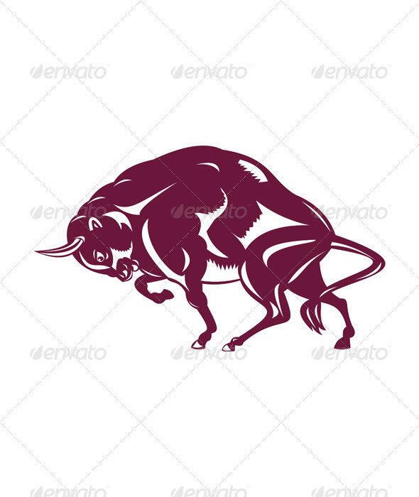 Stock Vector Graphicriver Bison Retro Style 5406269 &187 Dondrupcom