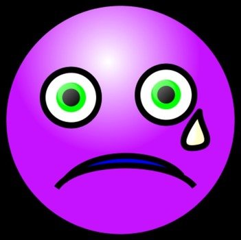 Emoticons Crying Face Vector