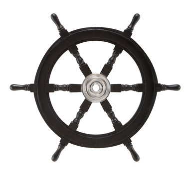 Pirate Ship Wheel Drawing Boat