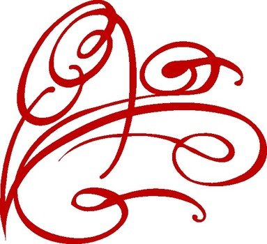 painted red pattern