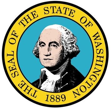 Colorful 'Washington' sign