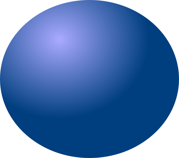 Dark Blue Ball At Clkercom Vector Online Royalty free image download