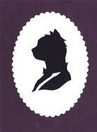 eggplant silhouette drawing