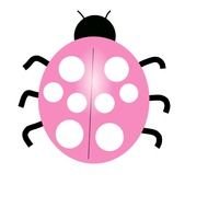 Bug Flying Handdrawn Sweet Ladybird Ladybug Smiling Free