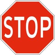 stop symbol drawing