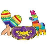 Fiesta Jointed Mariachi 3 Foot Be57792 Cutout
