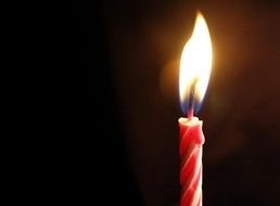 candle flame drawing