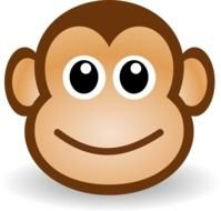 Free Monkey Face drawing