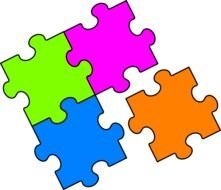 Puzzle Orange At Clkercom Vector Online Royalty