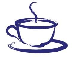 blue cup drawing