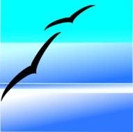 Birds In The Sky At Clkercom Vector Online