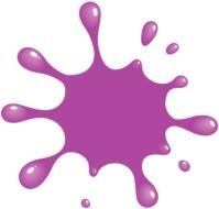 purple blot on a black background as a picture for clipart