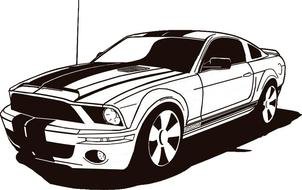 Ford car Symbol drawing