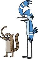 clipart of the Rigby And Mordecai