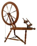 vintage spinning wheel for a clip art
