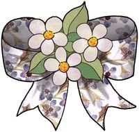 Artbyjean Purple Wood Roses Ribbon Bows Prints For Your N2