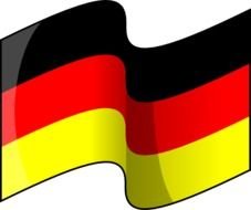Waving German Flag At Clkercom Vector Online