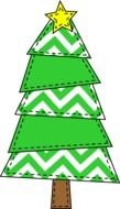 fabric christmas tree