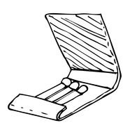 box of matches drawing