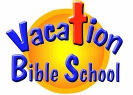 drawing of Vacation Bible school sign