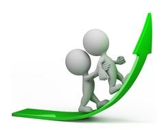 steps in business as a model as a picture for clipart